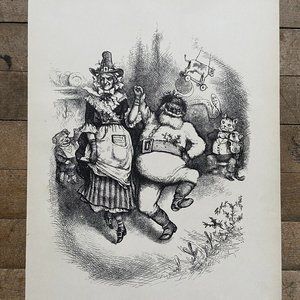 Thomas Nast, Santa Claus, Antique Print